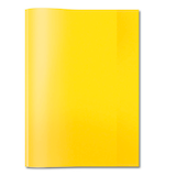 Artikelbild 1 für HERMA Heftumschlag transparent gelb Kunststoff DIN A4, Artikelnummer 608507