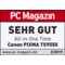 Auszeichnung PC Magazin 2/2019: Canon PIXMA TS9550 All-in-One Tinte mit Bewertung sehr gut.