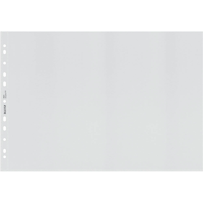 Artikelbild 5 für AKTION: 25 LEITZ Prospekthüllen recycle 4019 DIN A3 quer transparent genarbt 0,10 mm mit Prämie nach Registrierung, Artikelnummer 304442