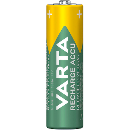 Artikelbild 3 für 4 VARTA Akkus RECHARGE ACCU Recycled Mignon AA 2.100 mAh, Artikelnummer 553592