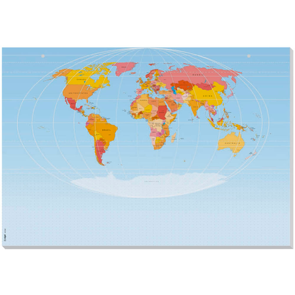 Artikelbild 7 für SIGEL Schreibtischunterlage Weltkarte ohne Kalendarium blau Papier 59,5 x 41,0 cm, 30 Blatt, Artikelnummer 582872