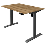 Artikelbild 1 für Kerkmann Move 1 elektrisch höhenverstellbarer Schreibtisch eiche rechteckig, T-Fuß-Gestell grau 120,0 x 80,0 cm, Artikelnummer 488277