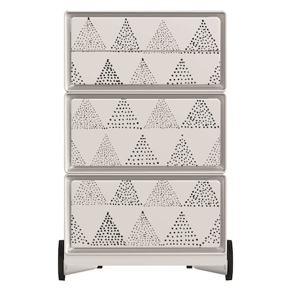 Artikelbild 3 für PAPERFLOW easyBox Black & White Rollcontainer weiß, schwarz 4 Auszüge 39,0 x 43,6 x 64,2 cm, Artikelnummer 214399