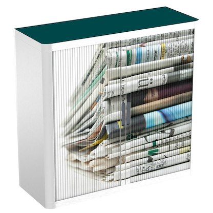Artikelbild 3 für PAPERFLOW easyOffice Rollladenschrank Zeitung ohne Fachböden 110,0 x 41,5 x 104,0 cm, Artikelnummer 136844