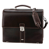 Artikelbild 1 für Alassio Aktentasche MONACO Leder dunkelbraun 47022, Artikelnummer 589788