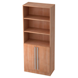 Artikelbild 1 für HAMMERBACHER Regalschrank 7700 NU, V7700/N/N/NU nussbaum 80,0 x 42,0 x 200,4 cm, Artikelnummer 860895