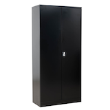 Artikelbild 1 für Gürkan Putzmittelschrank 110092 schwarz 92,0 x 42,0 x 195,0 cm, aufgebaut, Artikelnummer 561136