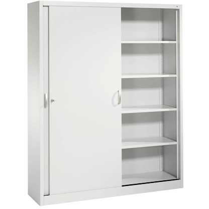 Artikelbild 4 für CP Schiebetürenschrank C 2000 Acurado, 2140-00 S10109 lichtgrau 8 Fachböden 160,0 x 40,0 x 195,0 cm, Artikelnummer 445122