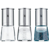 Artikelbild 1 für WMF Salz- und Pfeffermühlen-Set De Luxe transparent/silber 3-tlg., Artikelnummer 823094
