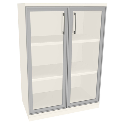 Artikelbild für fm Aktenschrank Oldenburg, 4260672331918 weiß, Acrylglas klar 2 Fachböden 80,0 x 44,2 x 113,3 cm, Artikelnummer 372702