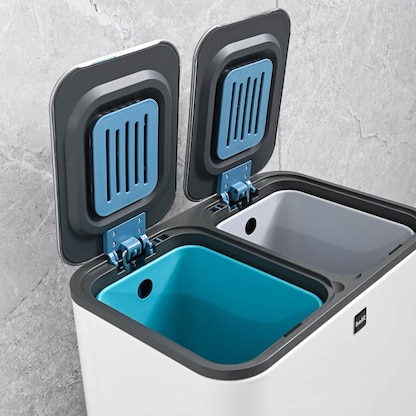 Artikelbild 18 für helit the classy Mülltrenner 2x 12 l weiß, Artikelnummer 223499