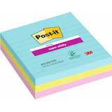 Artikelbild 1 für Post-it® Super Sticky Miami Haftnotizen extrastark farbsortiert, 3 Blöcke, Artikelnummer 308179