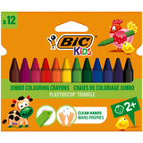 Artikelbild 1 für BIC Kids Plastidecor Triangle Wachsmalstifte farbsortiert, 12 St., Artikelnummer 918957