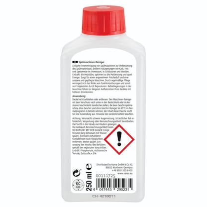Artikelbild 2 für xavax® Spülmaschinen-Reiniger Spezial-Reiniger 0,25 l, Artikelnummer 205570