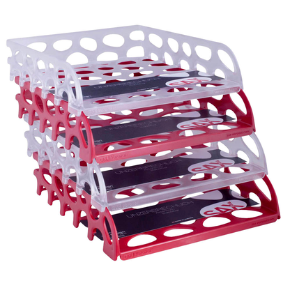 Artikelbild 3 für sax design Briefablage Voronoi rot, Artikelnummer 410441