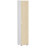 Artikelbild 1 für geramöbel Aktenschrank Flex, S-346100-AW weiß, ahorn 5 Fachböden 40,0 x 42,0 x 216,0 cm, Artikelnummer 876654