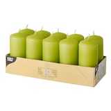 Artikelbild 1 für 10 STARPAK Stumpenkerzen kiwi, Artikelnummer 683031