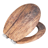 Artikelbild 1 für WENKO WC-Sitz Rustic braun, Artikelnummer 815144