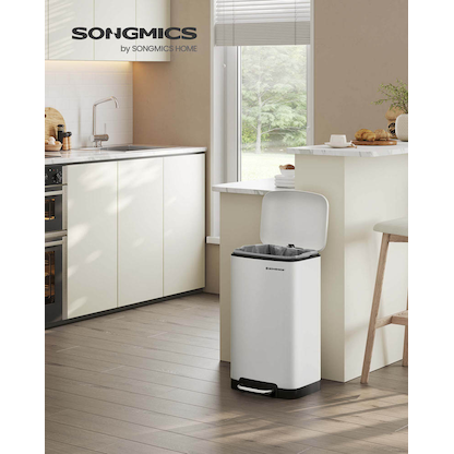 Artikelbild 7 für SONGMICS Mülleimer 30,0 l weiß, Artikelnummer 291532