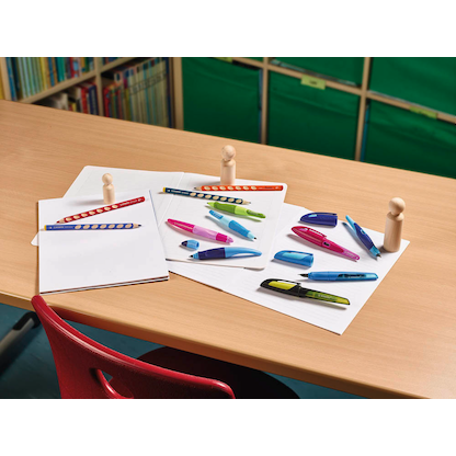 Artikelbild 3 für STABILO EASYbuddy Patronenfüller schwarz/limette M (mittel), Artikelnummer 514962