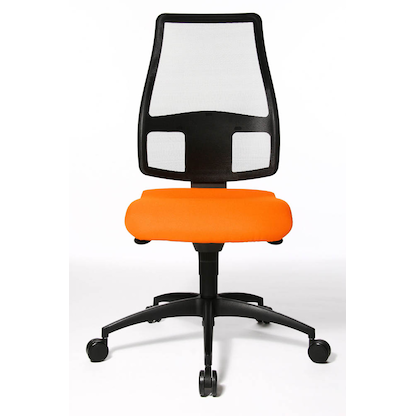 Artikelbild 2 für Topstar Bürostuhl Syncro Net, SN100 T34 Stoff orange, Gestell schwarz, Artikelnummer 612426
