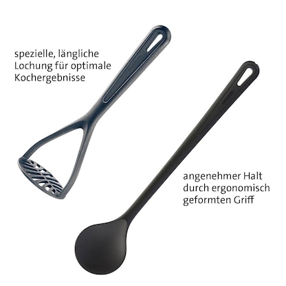 Artikelbild 3 für WESTMARK Küchenhelfer-Set Gentle Kunststoff schwarz, 1 Set, Artikelnummer 709677