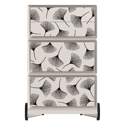 Artikelbild 3 für PAPERFLOW easyBox Black & White Rollcontainer weiß, schwarz 4 Auszüge 39,0 x 43,6 x 64,2 cm, Artikelnummer 214769