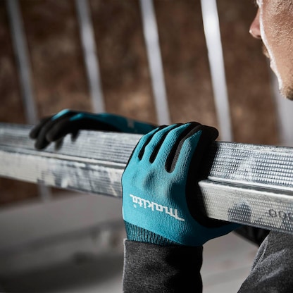 Artikelbild 4 für makita unisex Arbeitshandschuhe Nitril blau Größe 10, 1 Paar, Artikelnummer 634588