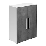 Artikelbild 1 für röhr Aktenschrank Imperia, 194-A32-9010-65-F1 weiß/quarzit 2 Fachböden 80,0 x 41,9 x 110,5 cm, Artikelnummer 186189