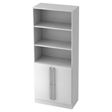 Artikelbild 1 für HAMMERBACHER Regalschrank 7700 NU, V7700/W/W/NU weiß 80,0 x 42,0 x 200,4 cm, Artikelnummer 861272