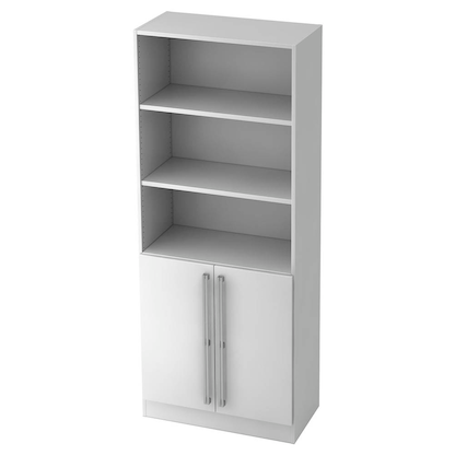 Artikelbild für HAMMERBACHER Regalschrank 7700 NU, V7700/W/W/NU weiß 80,0 x 42,0 x 200,4 cm, Artikelnummer 861272