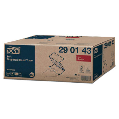 Artikelbild 3 für TORK Papierhandtücher 290143 H3 Advanced Zick-Zack-Falzung 2-lagig 3.750 Tücher, Artikelnummer 492241