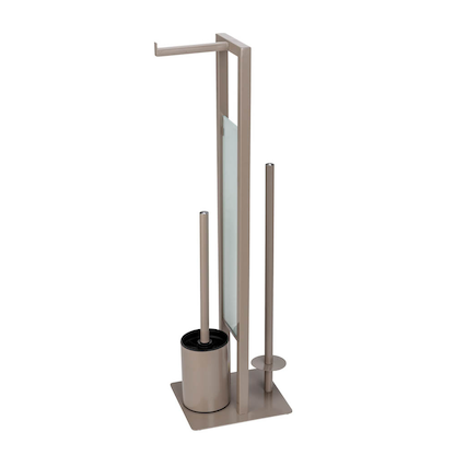 Artikelbild 4 für WENKO WC-Garnitur Rivalta taupe Metall, Artikelnummer 816344