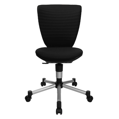 Artikelbild 3 für Topstar Kinderdrehstuhl Titan® Junior 3D, 71407 BI0 Stoff schwarz, Gestell silber, Artikelnummer 811778