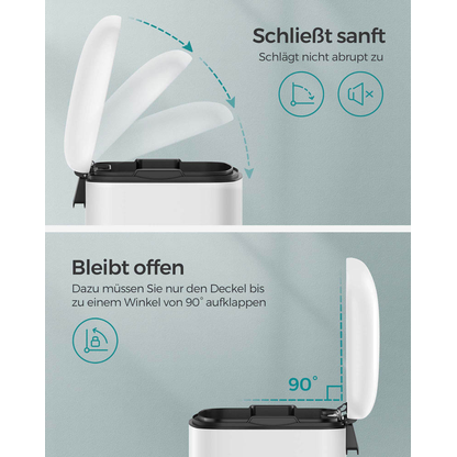 Artikelbild 5 für SONGMICS Mülleimer 30,0 l weiß, Artikelnummer 291532