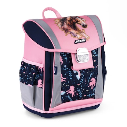 Artikelbild 7 für JOLLY Schulranzen-Set Classic Best Friends Forever Kunstfaser rosa/blau, Artikelnummer 301048