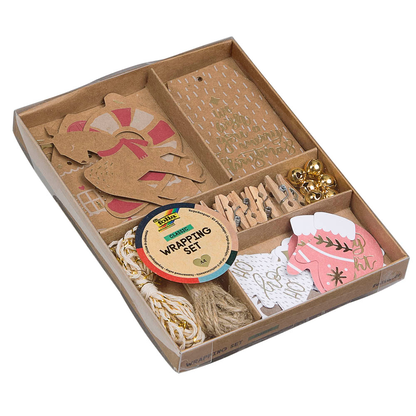 Artikelbild 3 für folia Bastelset Verpacken classic natur, Artikelnummer 508232