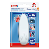Artikelbild 1 für tesa Powerstrips XL Oval Klebehaken für max. 3,0 kg 28,7 x 38,8 mm, Artikelnummer 464556