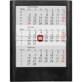 Artikelbild 1 für Tischkalender Einsteckkalender 2026/2027 schwarz, Artikelnummer 547863