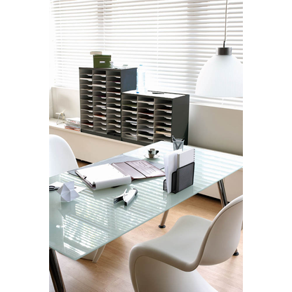 Artikelbild 2 für PAPERFLOW Sortierstation anthrazit mit 24 Fächer, Artikelnummer 484642