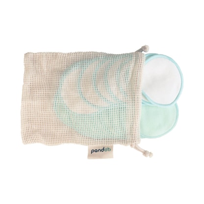 Artikelbild 4 für pandoo Abschminkpads waschbar 1-lagig weiß, 18 St., Artikelnummer 932994