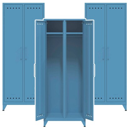 Artikelbild für AKTION: 3 BISLEY Stahlschränke Fern Maxi FERMAX605P3 blau 70,0 x 51,0 x 180,0 cm, aufgebaut, Artikelnummer 144968