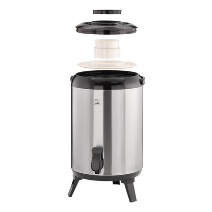 Artikelbild 2 für APS Isolier-Getränkespender schwarz, silber 9,5 l, Artikelnummer 196376