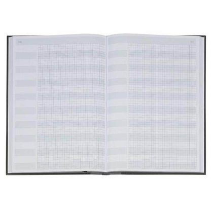 Artikelbild 4 für KÖNIG & EBHARDT Geschäftsbuch 86-55223 DIN A4 kariert, schwarz Hardcover 192 Seiten, Artikelnummer 611426