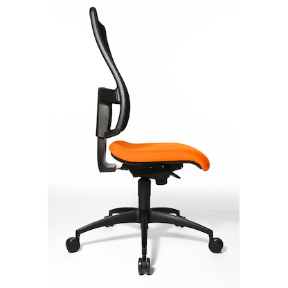 Artikelbild 3 für Topstar Bürostuhl Syncro Net, SN100 T34 Stoff orange, Gestell schwarz, Artikelnummer 612426