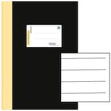 Artikelbild 1 für Ursus Geschäftsbuch DIN A4 liniert, schwarz Hardcover 192 Seiten, Artikelnummer 991141