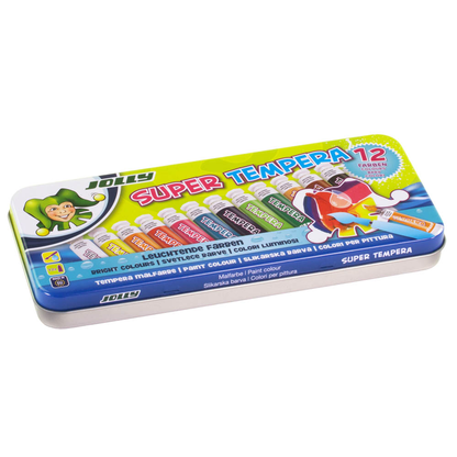Artikelbild 6 für JOLLY Super Temperafarben farbsortiert 12 Farben, Artikelnummer 883506