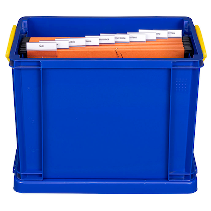 Artikelbild 3 für Really Useful Box Aufbewahrungsbox 19,0 l blau 39,5 x 25,5 x 29,0 cm, Artikelnummer 638973