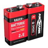 Artikelbild 1 für 2 ANSMANN Batterien 6LR61 E-Block 9,0 V, Artikelnummer 401733