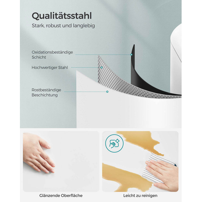 Artikelbild 8 für SONGMICS Mülleimer 30,0 l weiß, Artikelnummer 291532